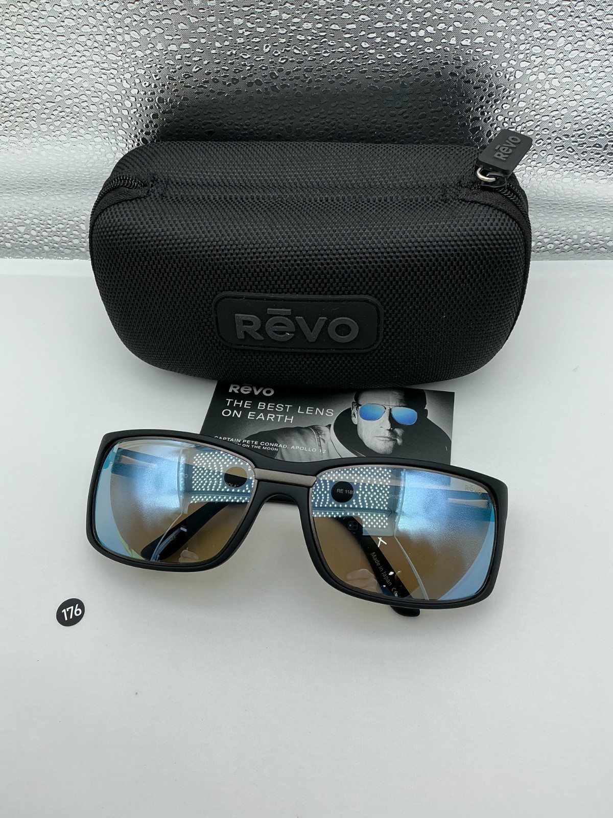 REVO Eclipse POLARIZED RE 1189 Sunglasses Blue Lenses #176