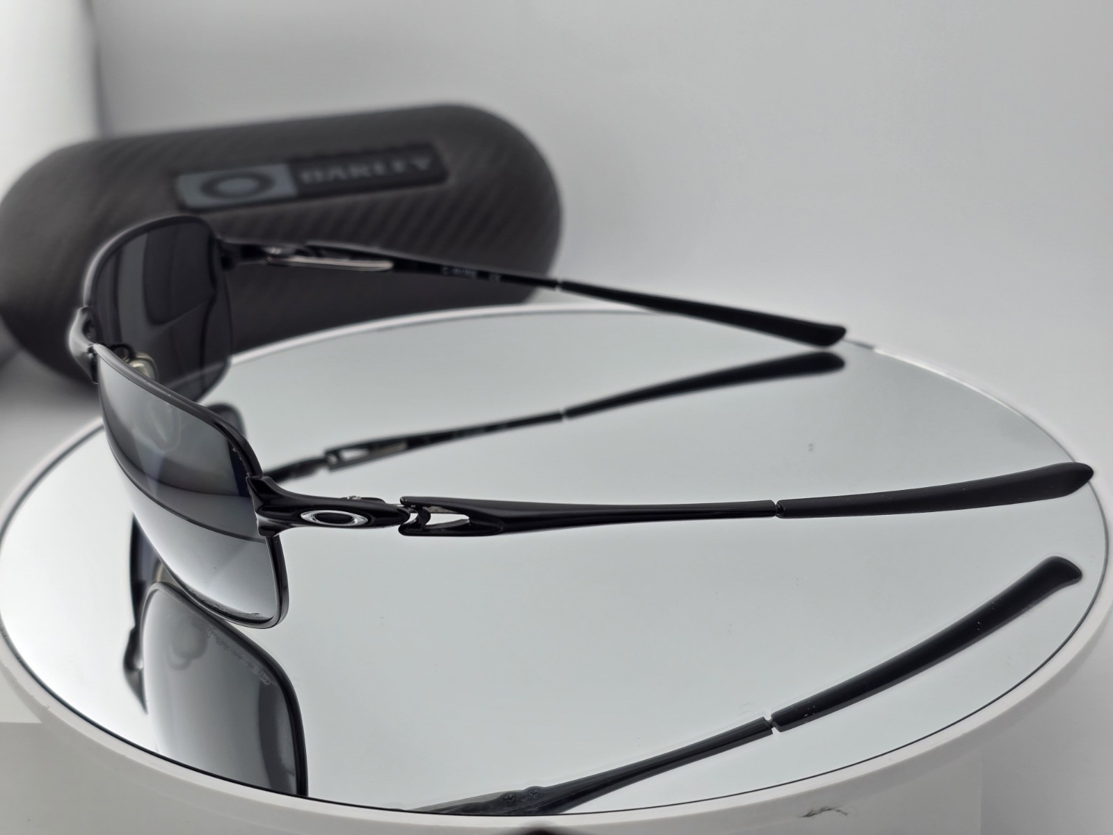 Oakley C Wire Sunglasses OO4046-01 Black w/ Gray 61[]16 127mm
