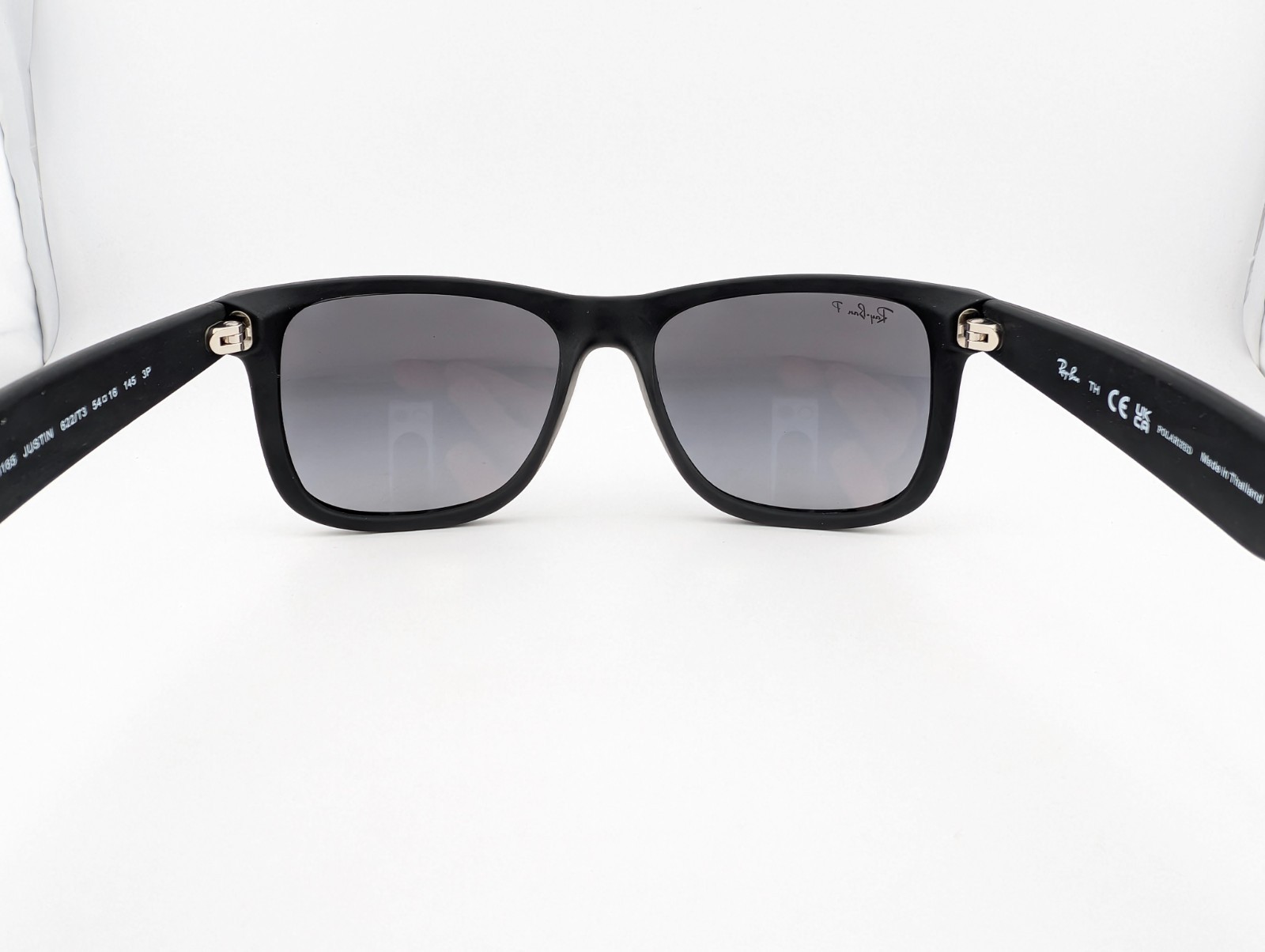 Ray-Ban Sunglasses, Polarized Lenses, Justin RB 4165 622/T3, 54-16-145, Thailand