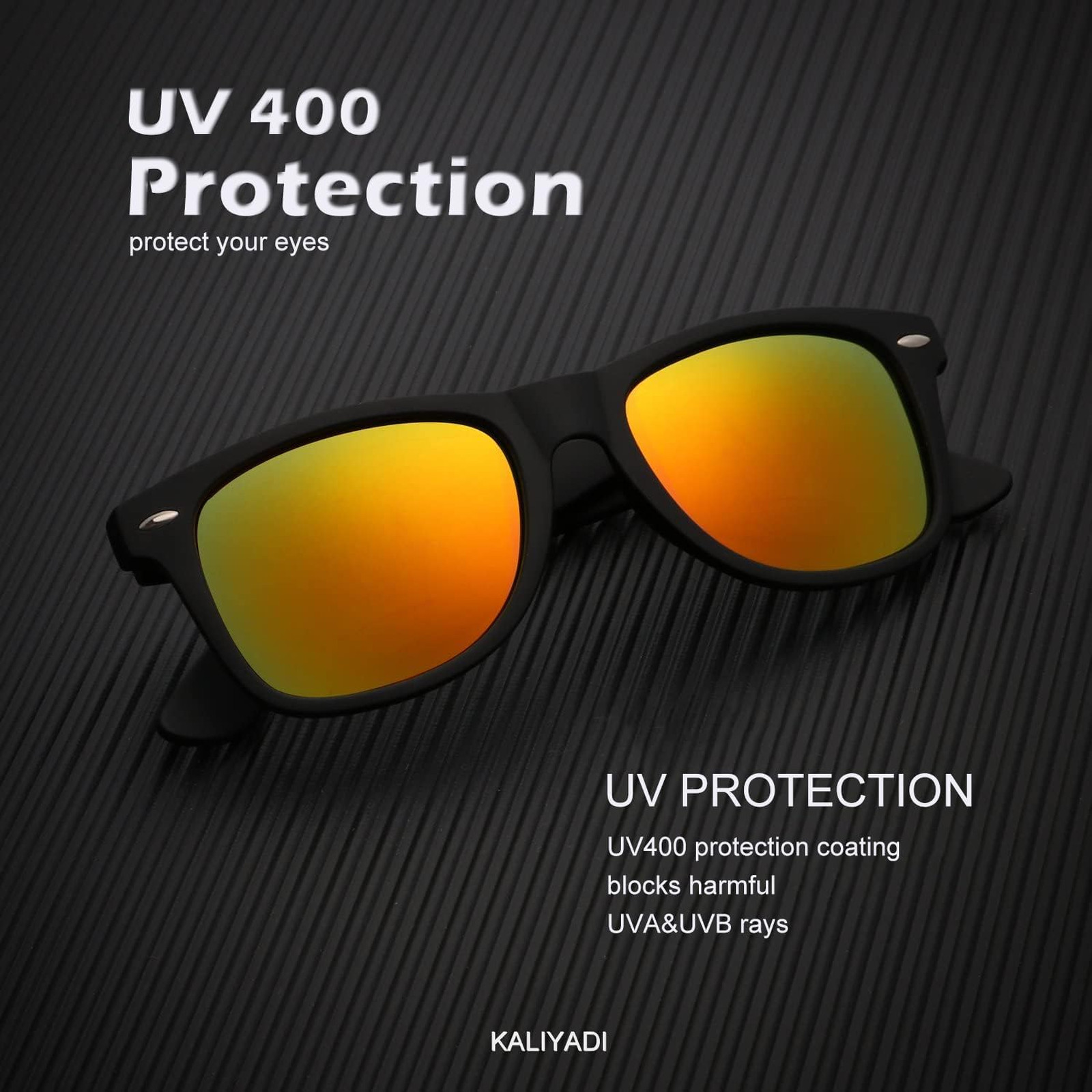 Polarized Sunglasses Men Women Matte Finish UV Protection Mirror Lenses 3 Pack