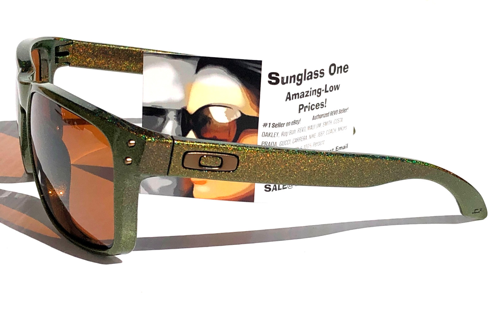 Oakley HOLBROOK Fern Spacedust POLARIZED PRIZM Tungsten Lens Sunglass 9102-AN