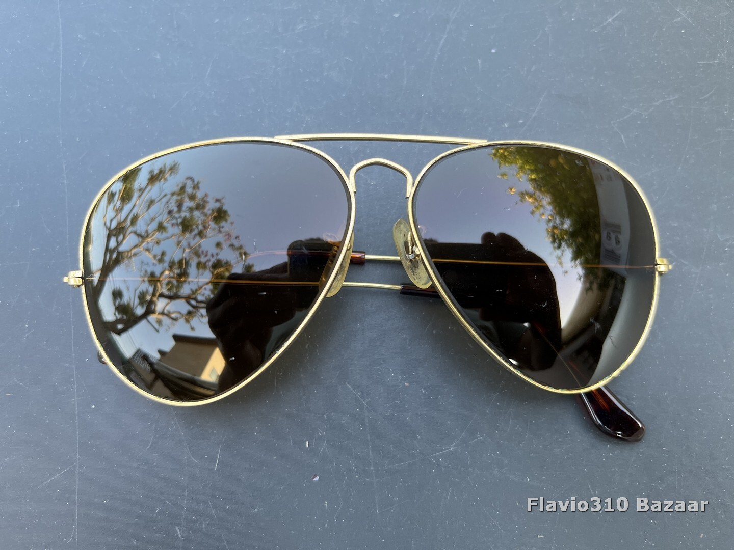 Rare 60’s Authentic Vintage B&L RAY BAN Bausch & Lomb Aviator 62[]14 Made in USA