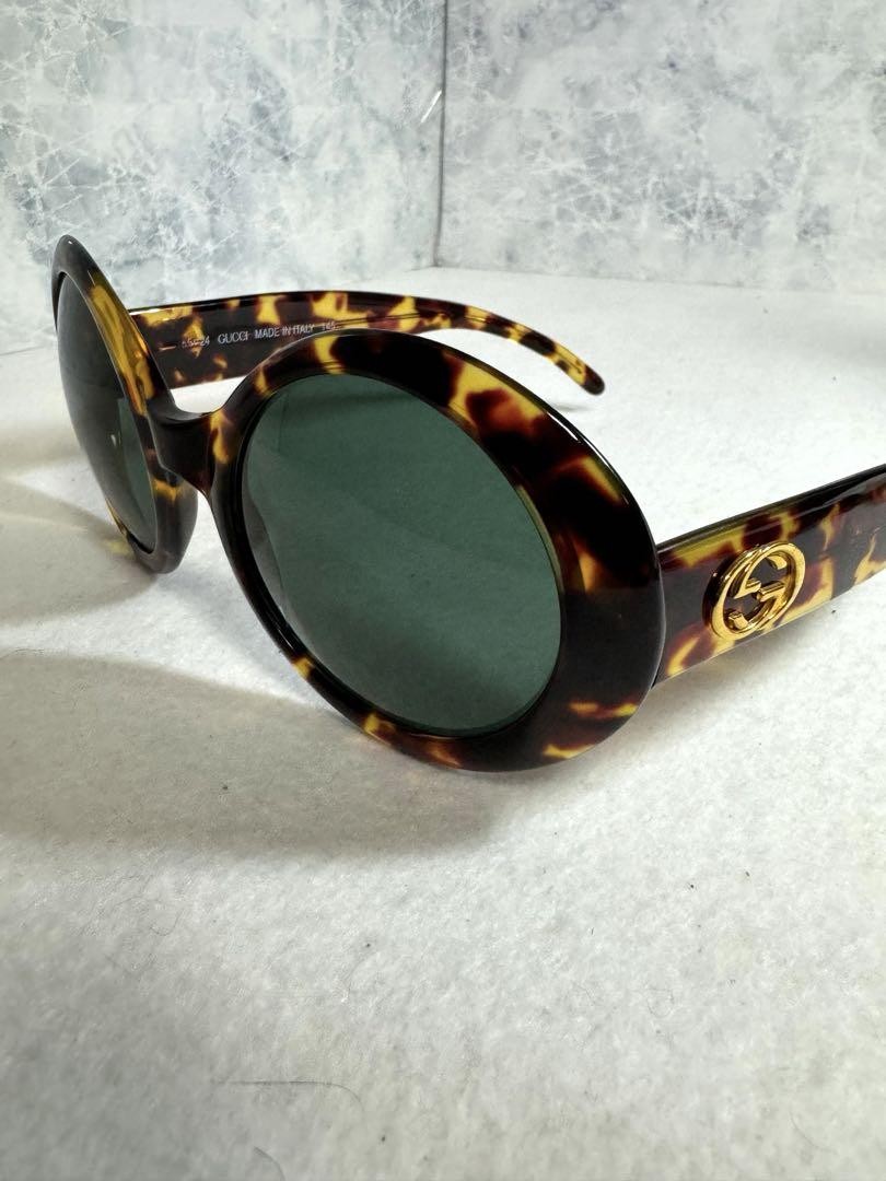 GUCCI Interlocking G Sunglasses Tortoiseshell Brown GG2401/N/S 00C 55□24 145