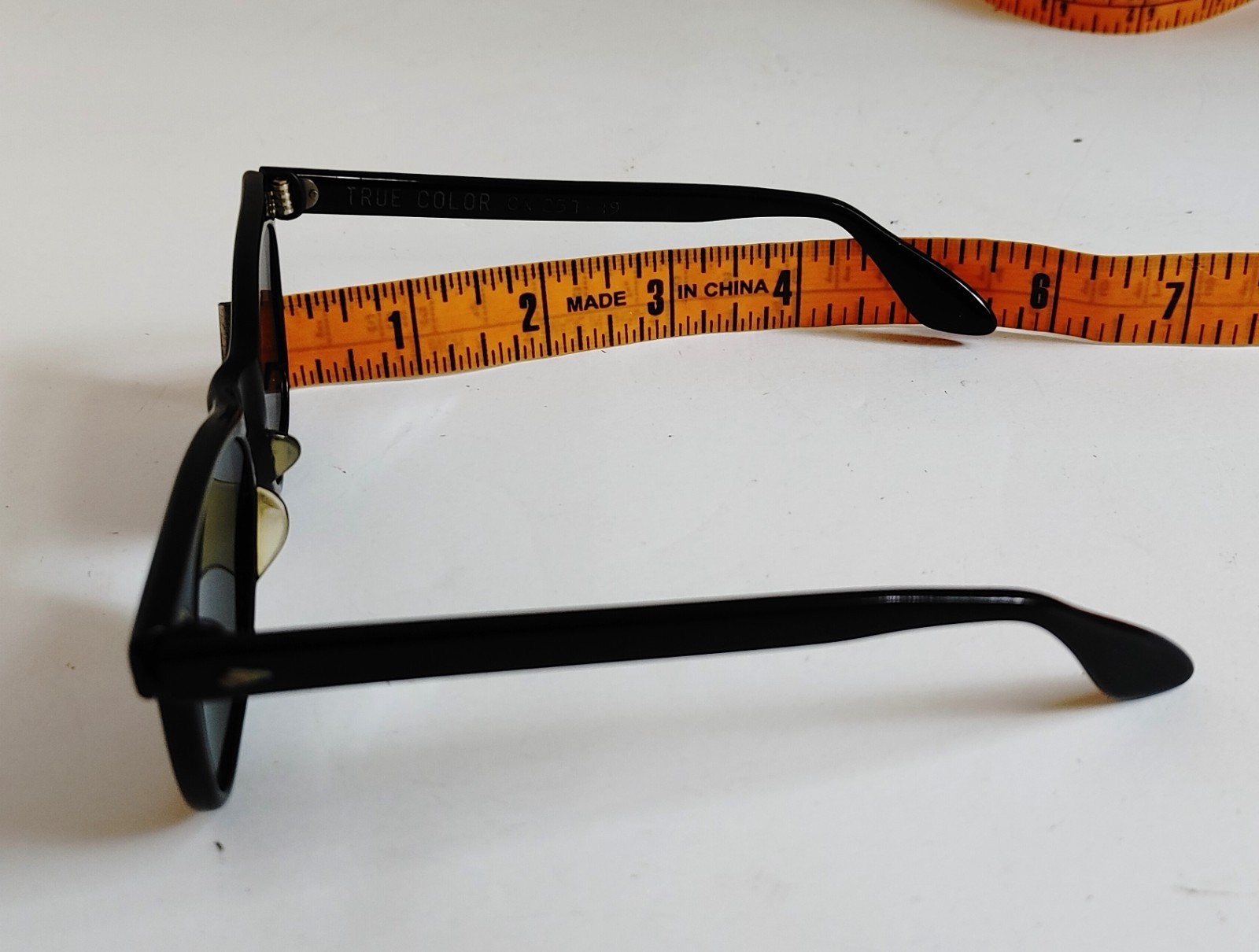 American Optical Saratoga True Color Sunglasses Vintage Black AO JFK w/Case