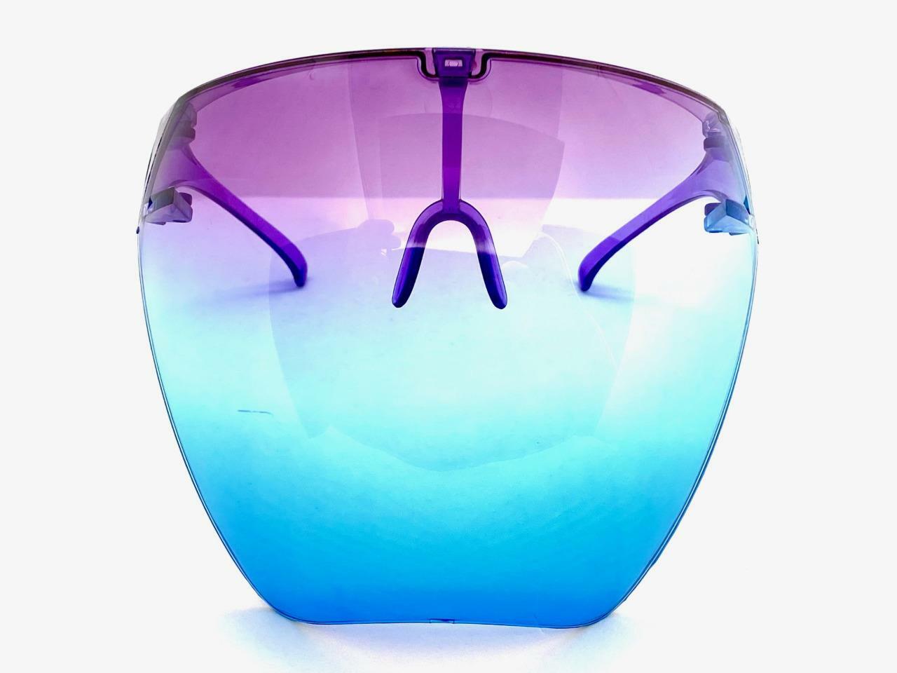 Oversized Bubble Face Shield Visor SUN GLASSES Protective Eyewear Anti Fog Lens