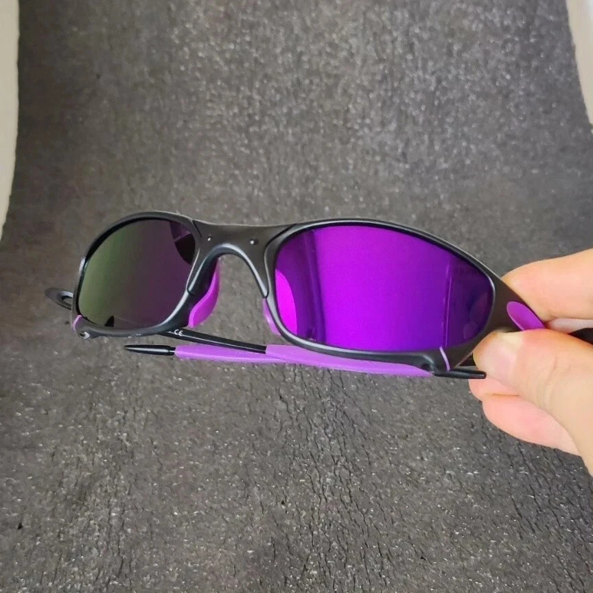 Oakley X-Metal Juliet 1.0 Sunglasses Polarized Black Frame/Purple Lenses