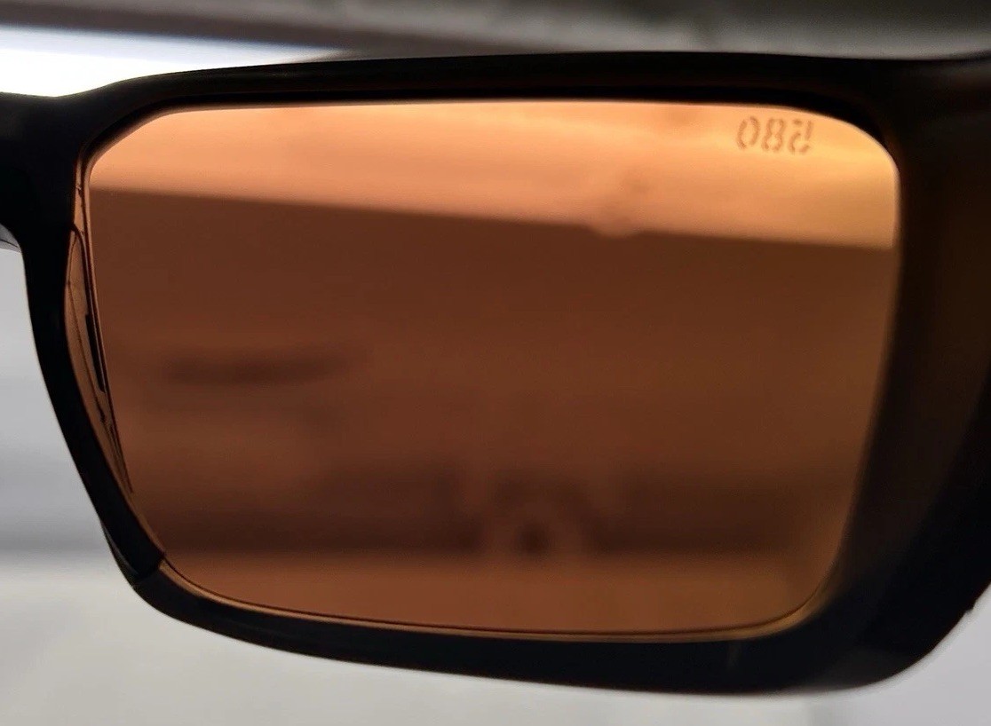 Costa Del Mar Fantail Pro Gray Matte Green 580G Polarized Sunglasses 06S9079-10