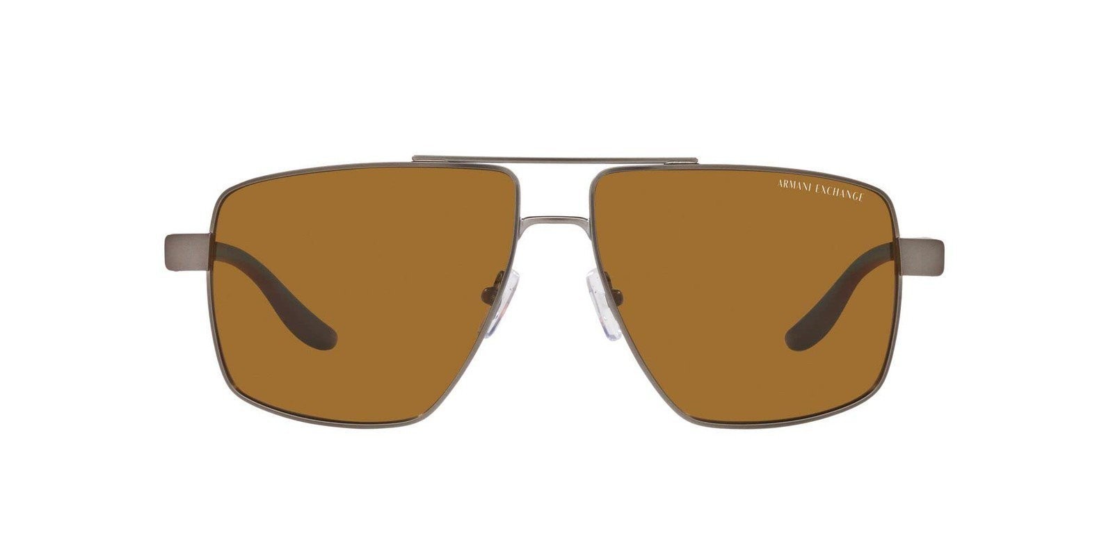 Armani Exchange A|X Mens Ax2037s Square Sunglasses, Matte Gunmetal/Polarized…