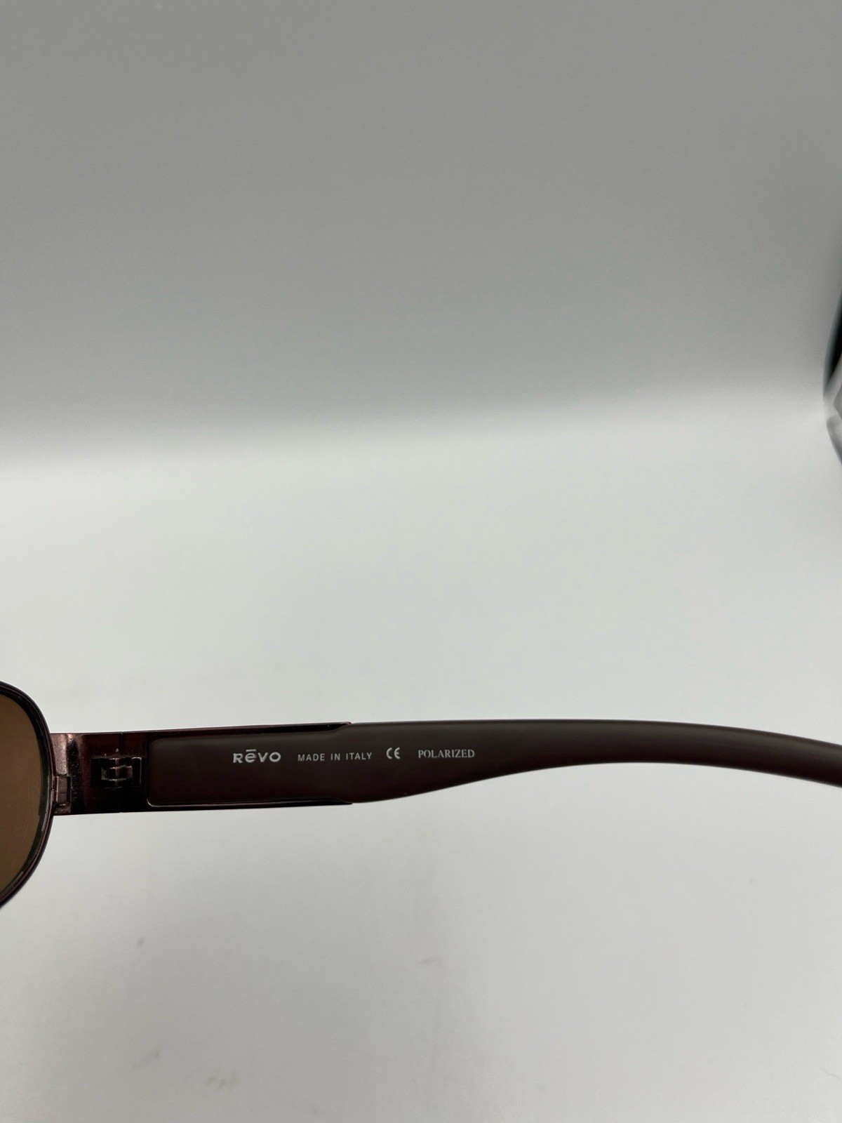 Revo Bronze Sports Wrap Metal Polarized Sunglasses