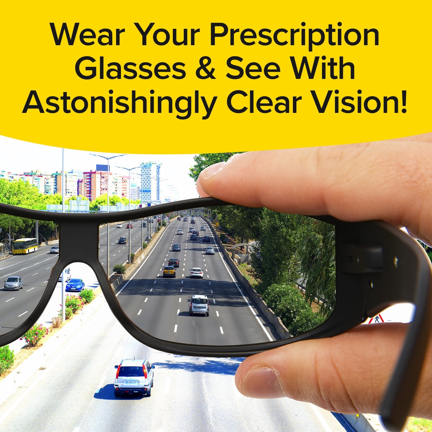 BattleVision As Seen on TV Wrap Arounds Polarized Sunglasses Fit Over