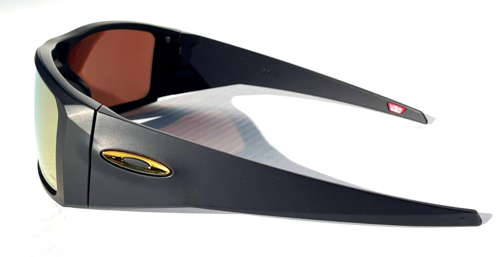 NEW Oakley HELIOSTAT Matte Black PRIZM POLARIZED 24k Gold Lens Sunglass 9231-18
