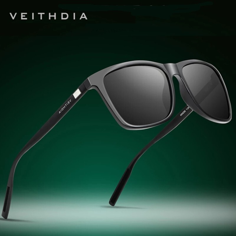 VEITHDIA Aluminium Polarized Photochromic Sunglasses Men Eyewear Driving Glasses