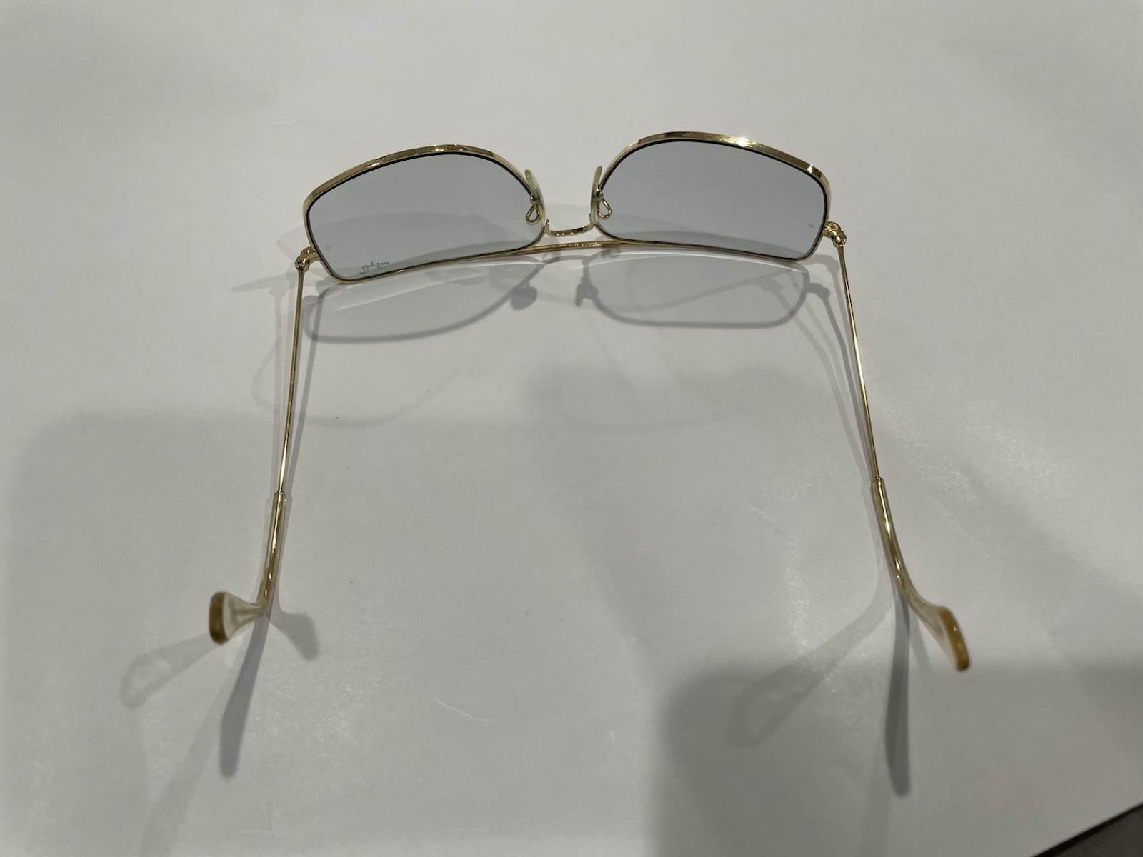 Vintage Ray- Ban B&L 62[]14 Caravan Gray Changeables Gold Sunglasses Made in USA