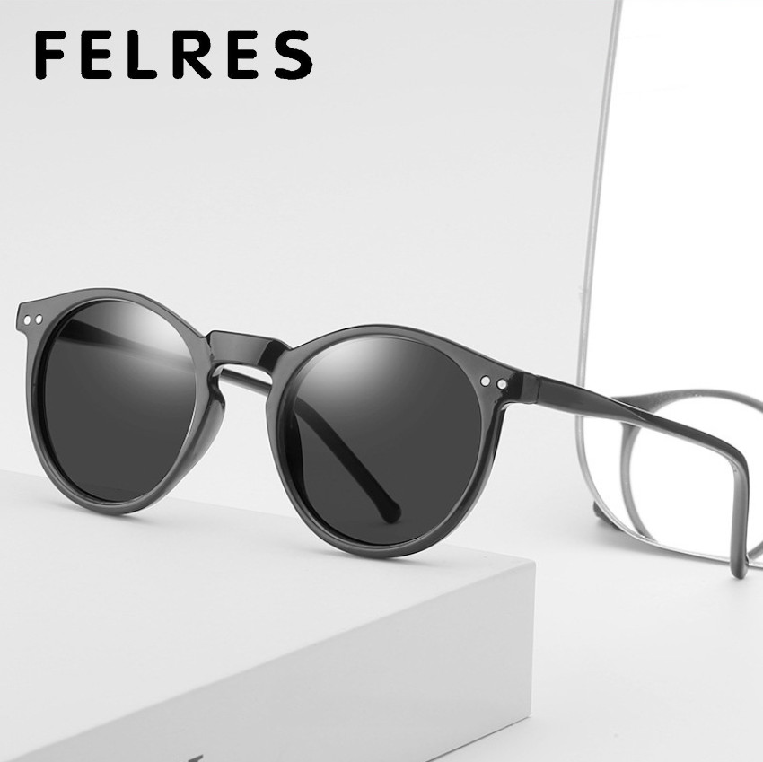 Men Women Polarized Sport Round Sunglasses Retro Outdoor Driving Glasses UV400