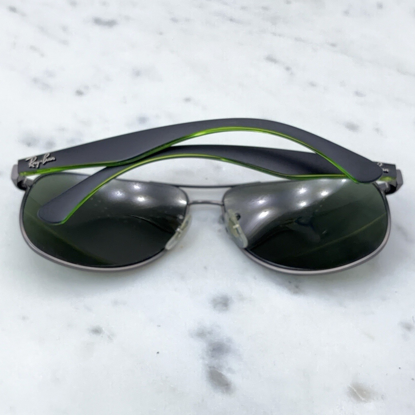 Ray-Ban RB3502 029 Matte Gunmetal Full Rim Square Aviator Sunglasses Frames Only