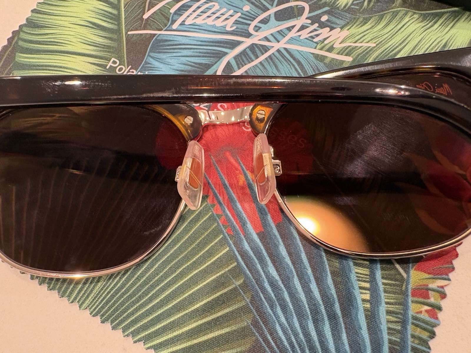 Maui Jim Holuma Polarized Clubmaster-Style Sunglasses MJ0695S-002 – Brown Unisex