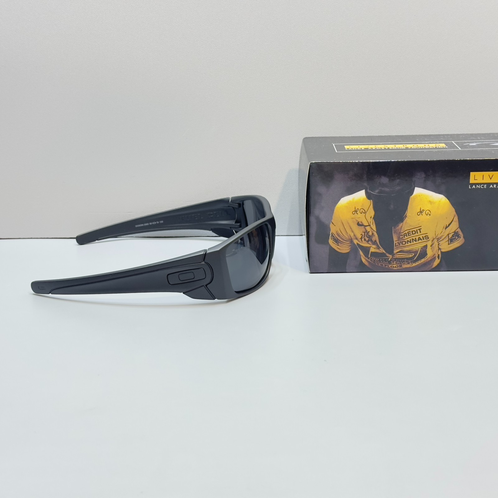 Oakley Fuel Cell OO9096 Sunglasses Matte Black Frame Gray Lens USA Made w/ Box