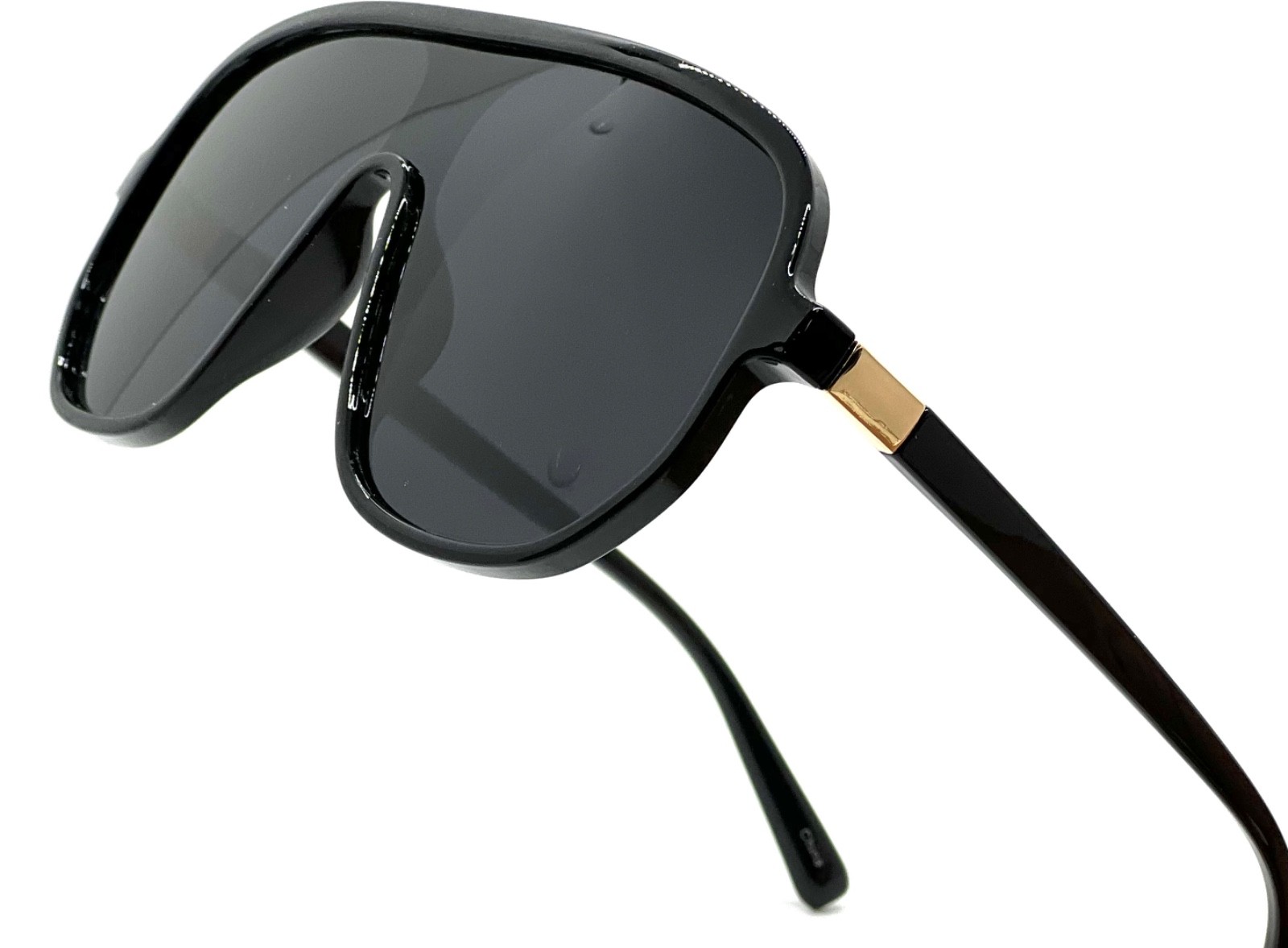 Men Guy Dude Square Sunglasses Shades 100% UV Protection Fashion Flat Black Lens
