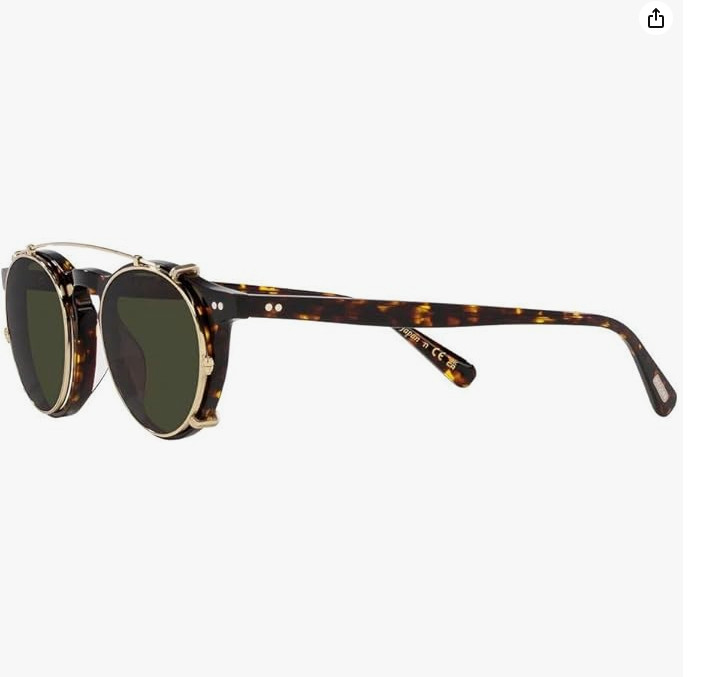 OLIVER PEOPLES TAKUMI TK-1 CLIP ON in Pewter/ Blue MSRP$277 clip on only