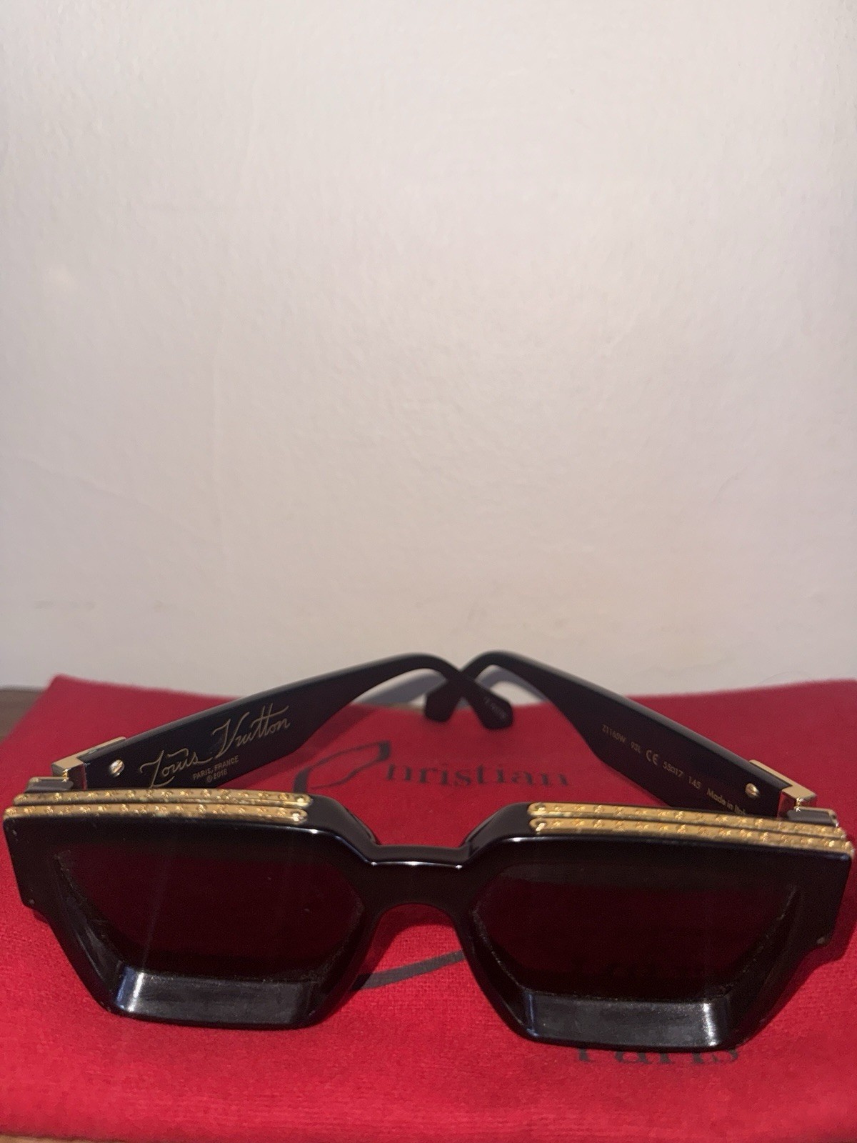 Louis Vuitton Z1165W 1.1 Millionaires Sunglasses – Black Authentic