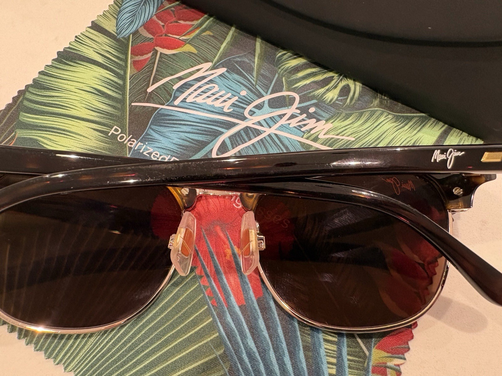 Maui Jim Holuma Polarized Clubmaster-Style Sunglasses MJ0695S-002 – Brown Unisex