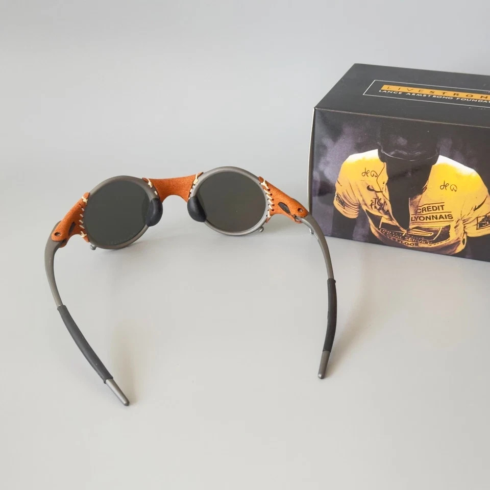 Oakley Madman X Metal Retro Sunglasses Purple Polarized Lenses