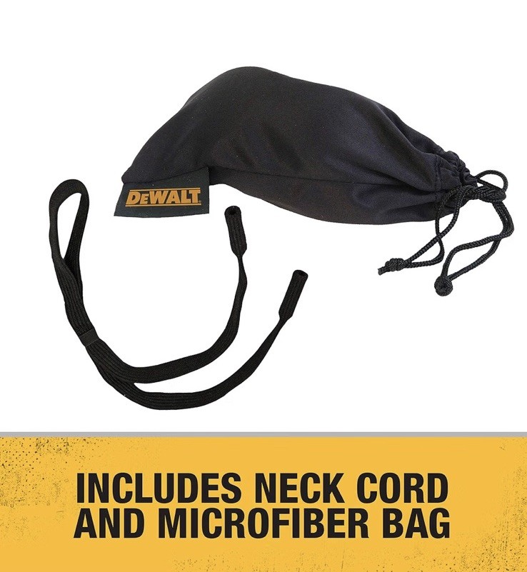 DeWALT Polarized HDP Protective Sunglasses DPG99-2PC Smoke