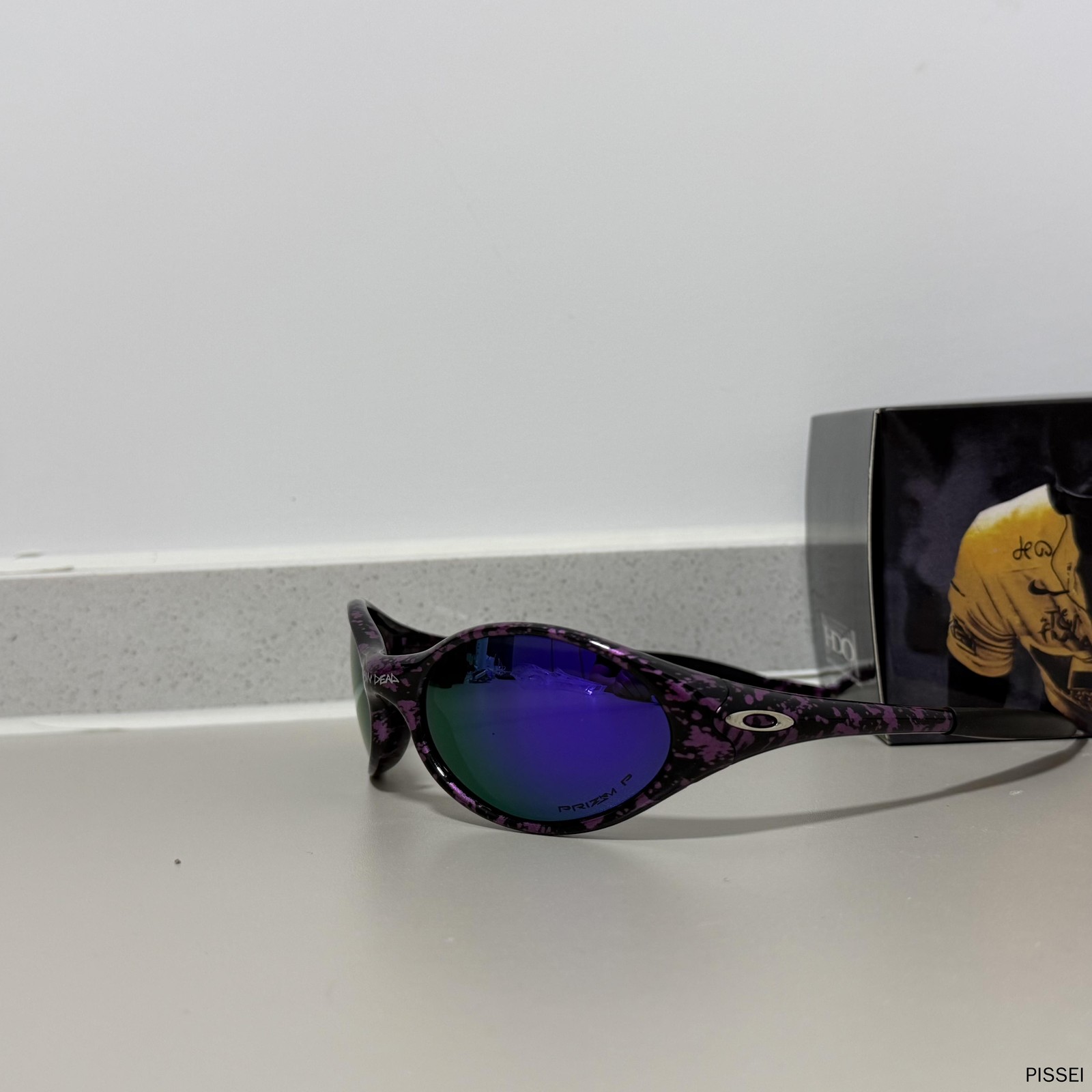 Oakley Eye Jacket X Brain Dead Collaboration Dark Violet Frame Purple IN BOX