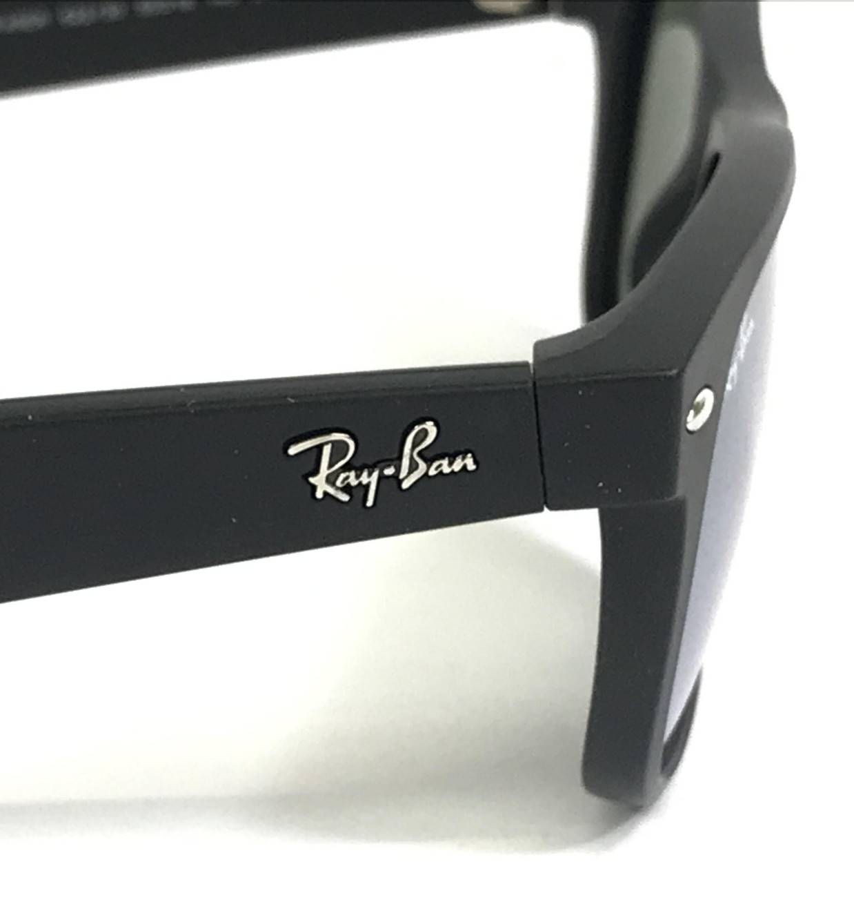 Ray-Ban Sunglasses RB2132 NEW WAYFARER 622/30 Matte Black w/ Silver Flash 55 mm