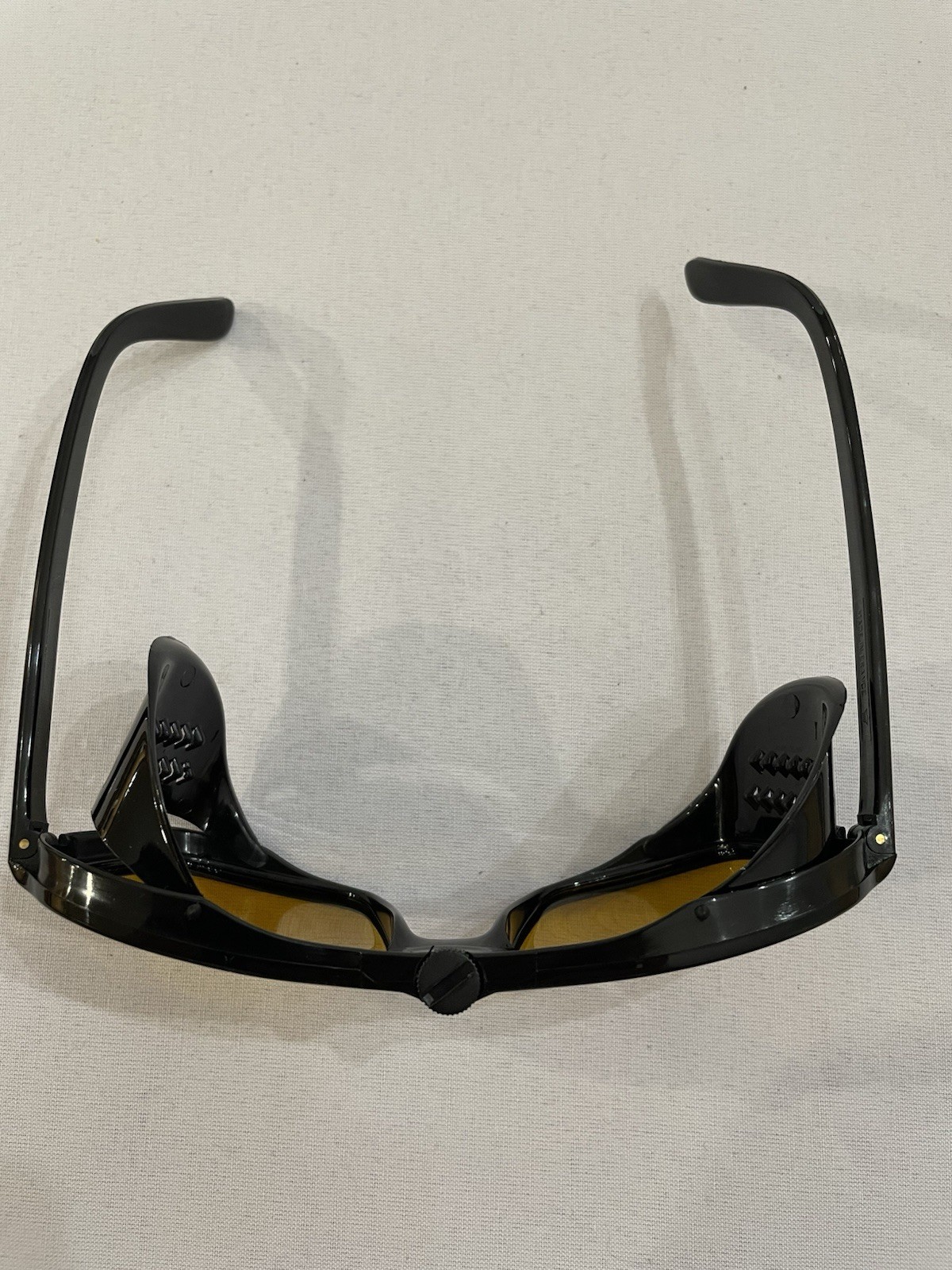 Bolle France Sport Aviator Vintage Black Mustard Frame Sunglasses Side Shields