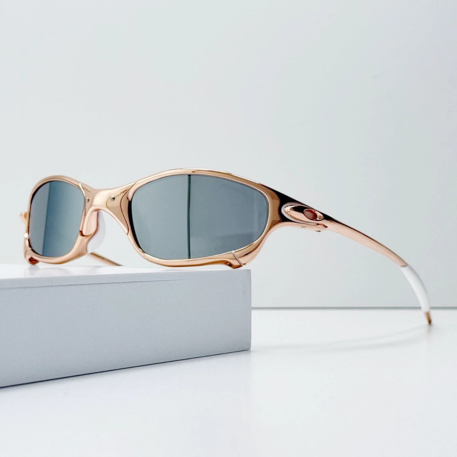 Oakley Juliet 1.0 X-Metal Rose Gold Gray Iridium Sunglasses New