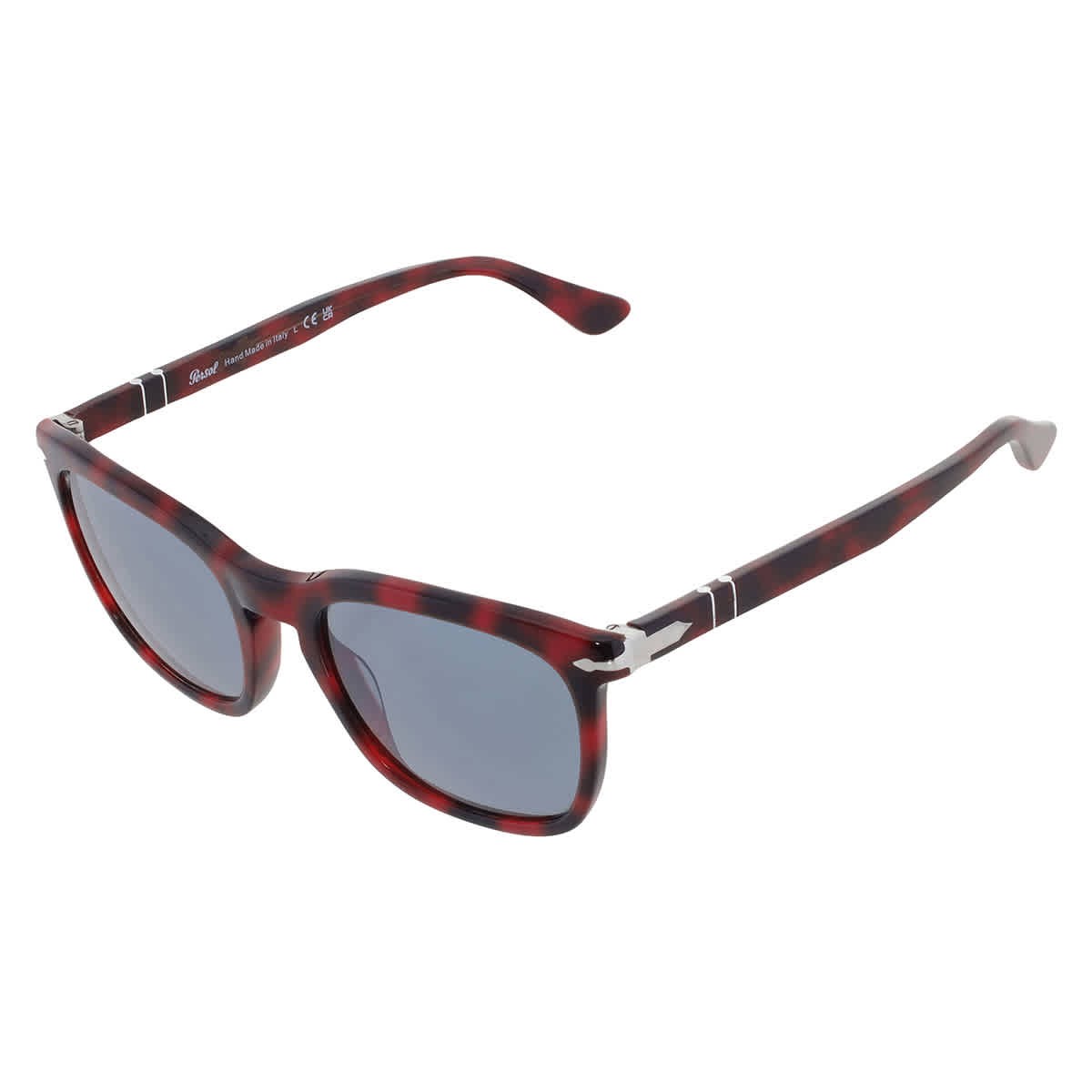 Persol Light Blue Square Men’s Sunglasses PO3193S 110056 55 PO3193S 110056 55