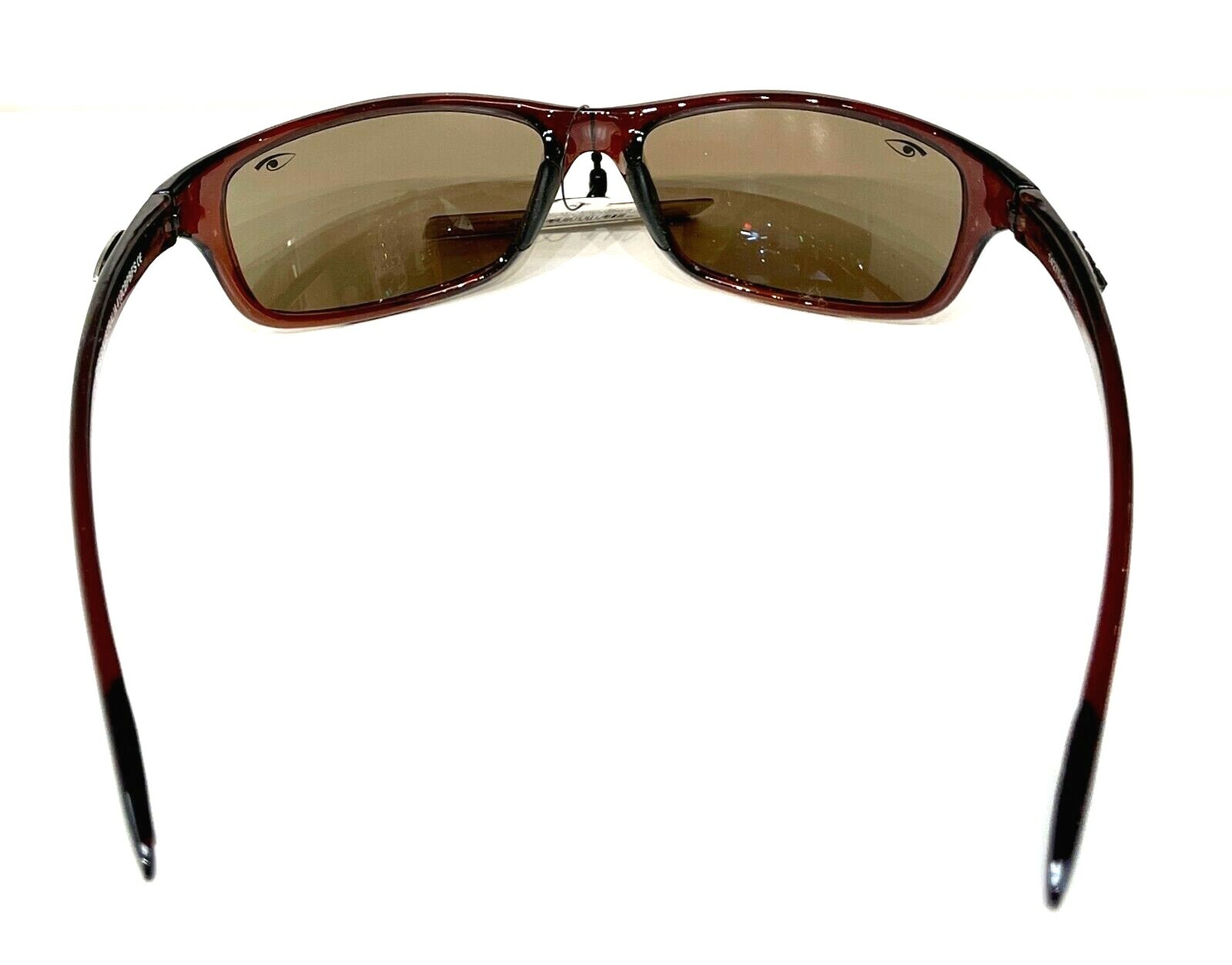 Sporty Sunglasses For Men 100% UV Protection Brown Frame and Lens Super Stretch