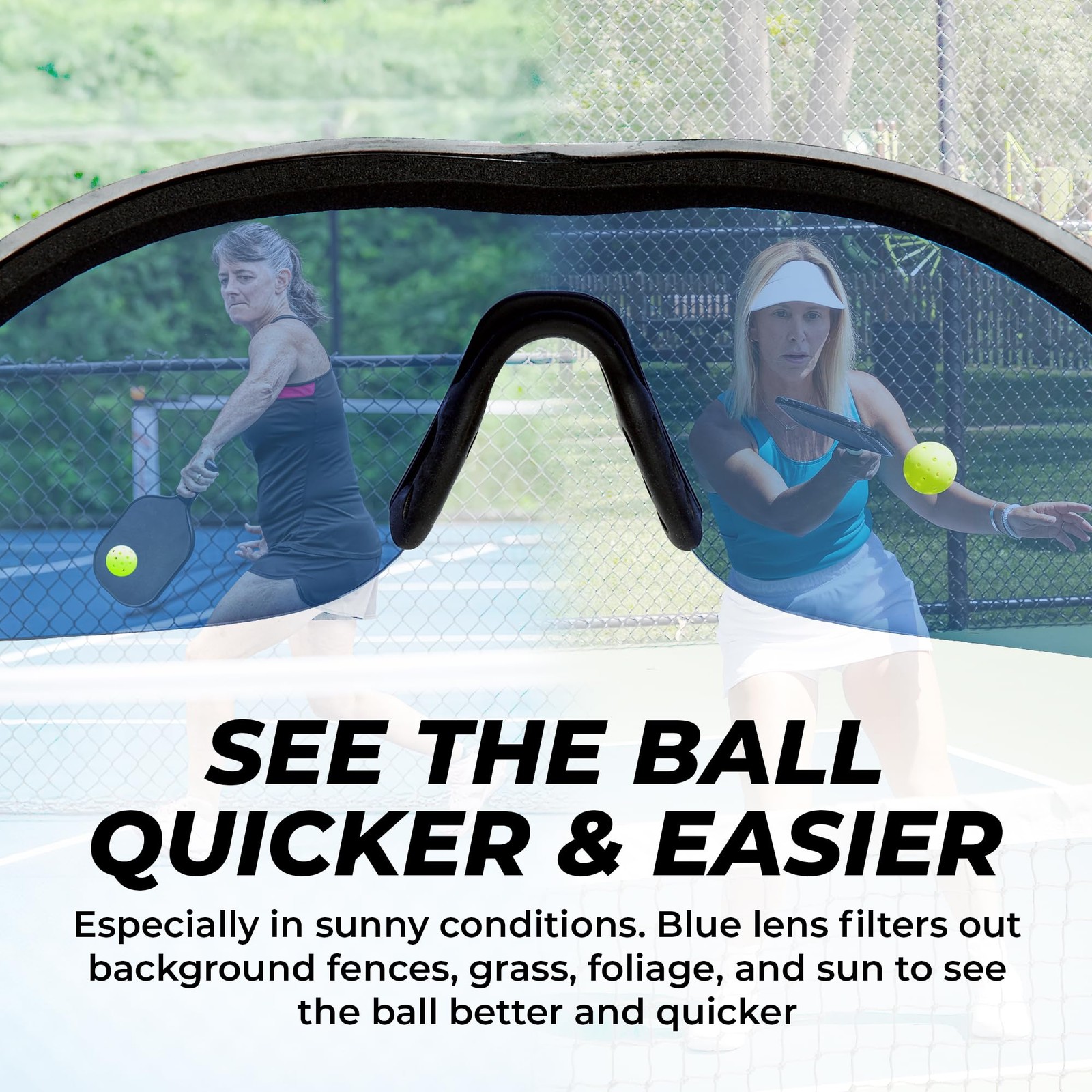Specs Eye Guards for Enhanced Visibility and Protection in Tennis, Pickleball…