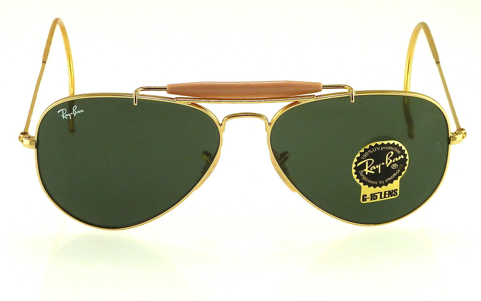Ray-Ban Outdoorsman Gold l Green Classic G-15 RB3030 L0216 58mm
