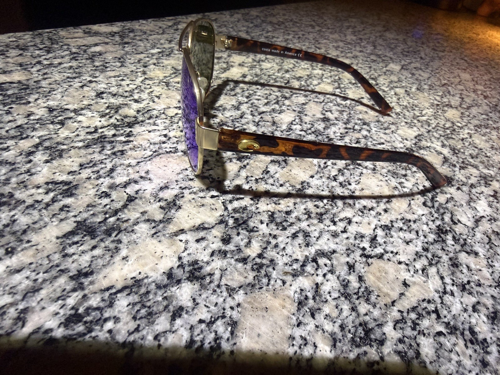 Costa A8327 Gold Aviator A8327 Polarized Sunglasses 60-15-125