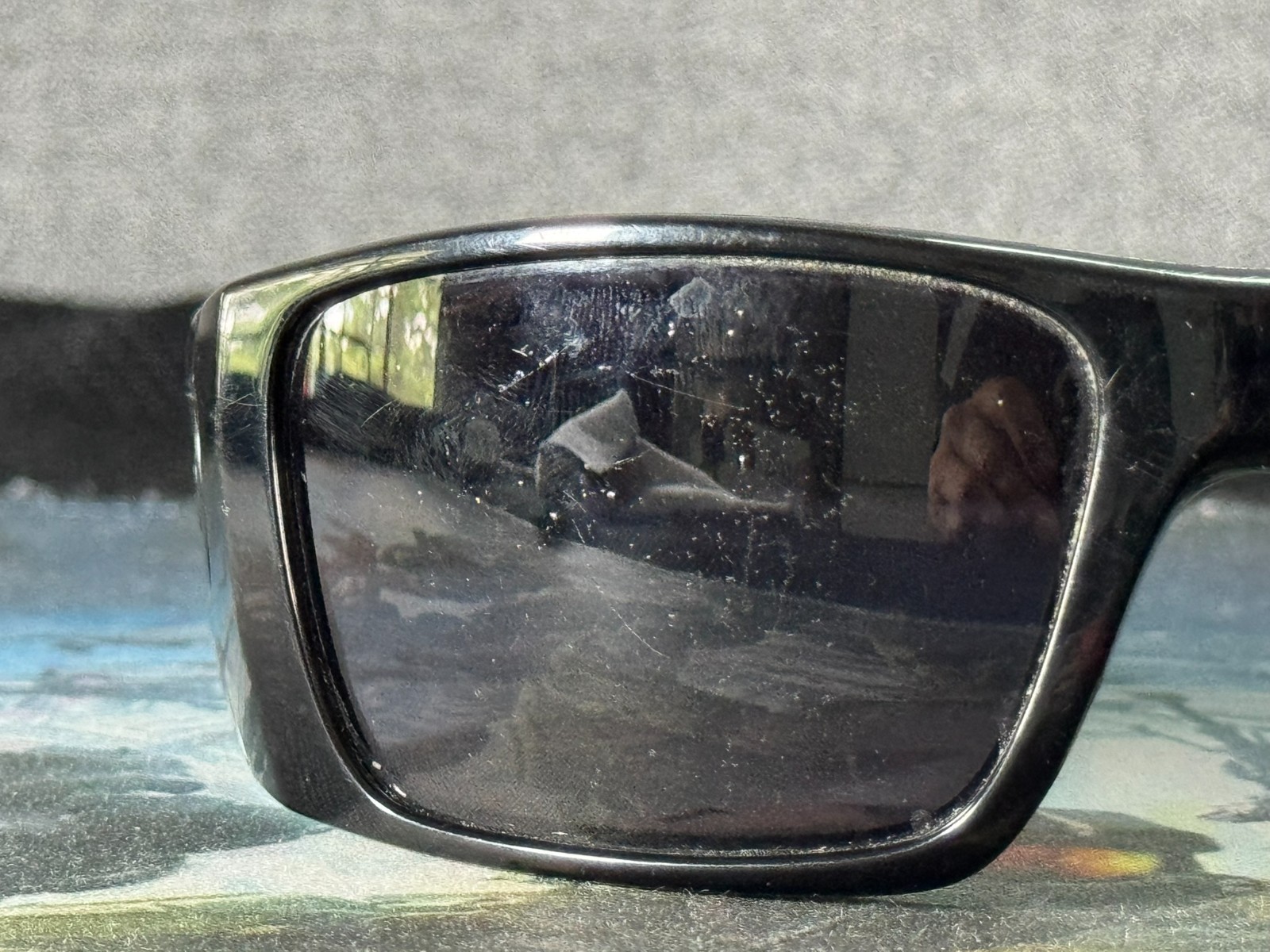 Oakley Fuel Cell Men’s Polished Black Rectangle Sunglasses Frame Only 60-19-130