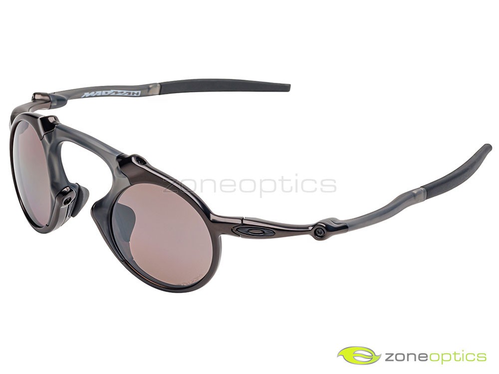 Oakley Madman Polarized Sunglasses OO6019-05 X Metal Dark Carbon/Prizm Daily
