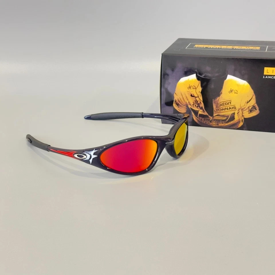 Oakley Minute 1.0 Shooting Star Ruby Lens Vintage Sunglasses USA w/ Box