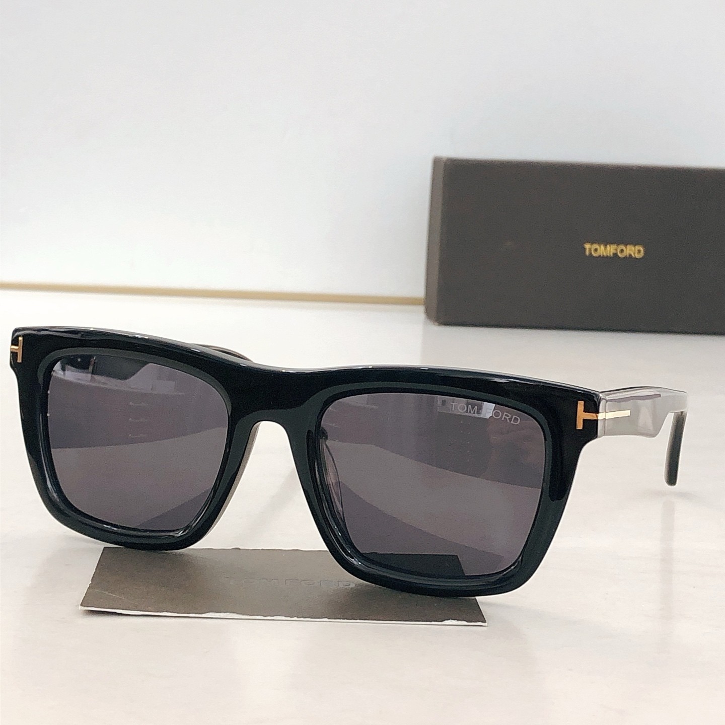 Tom Ford LELIO Sunglasses FT1207 Black/Gray 52-21-145mm New With Case
