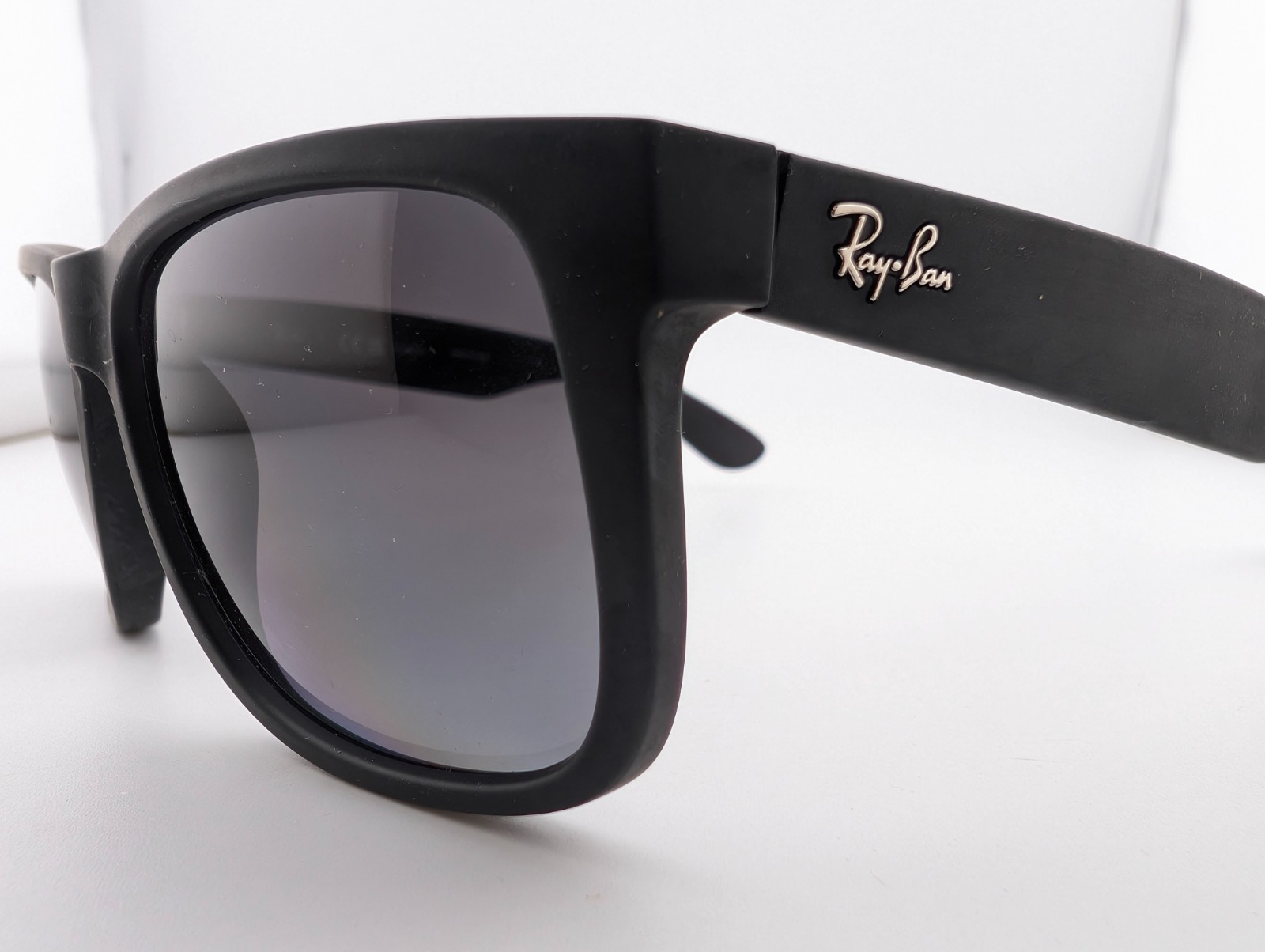 Ray-Ban Sunglasses, Polarized Lenses, Justin RB 4165 622/T3 Matte Blk, 54-16-145