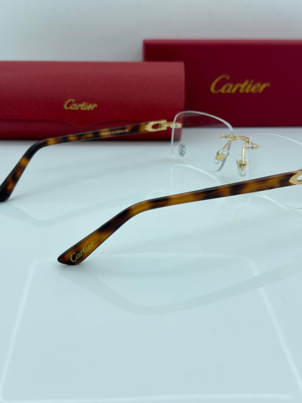Big C CT2870 Gold/Havana Buffalo Horn Car tier Glasses|US Stock|No Import Fees|