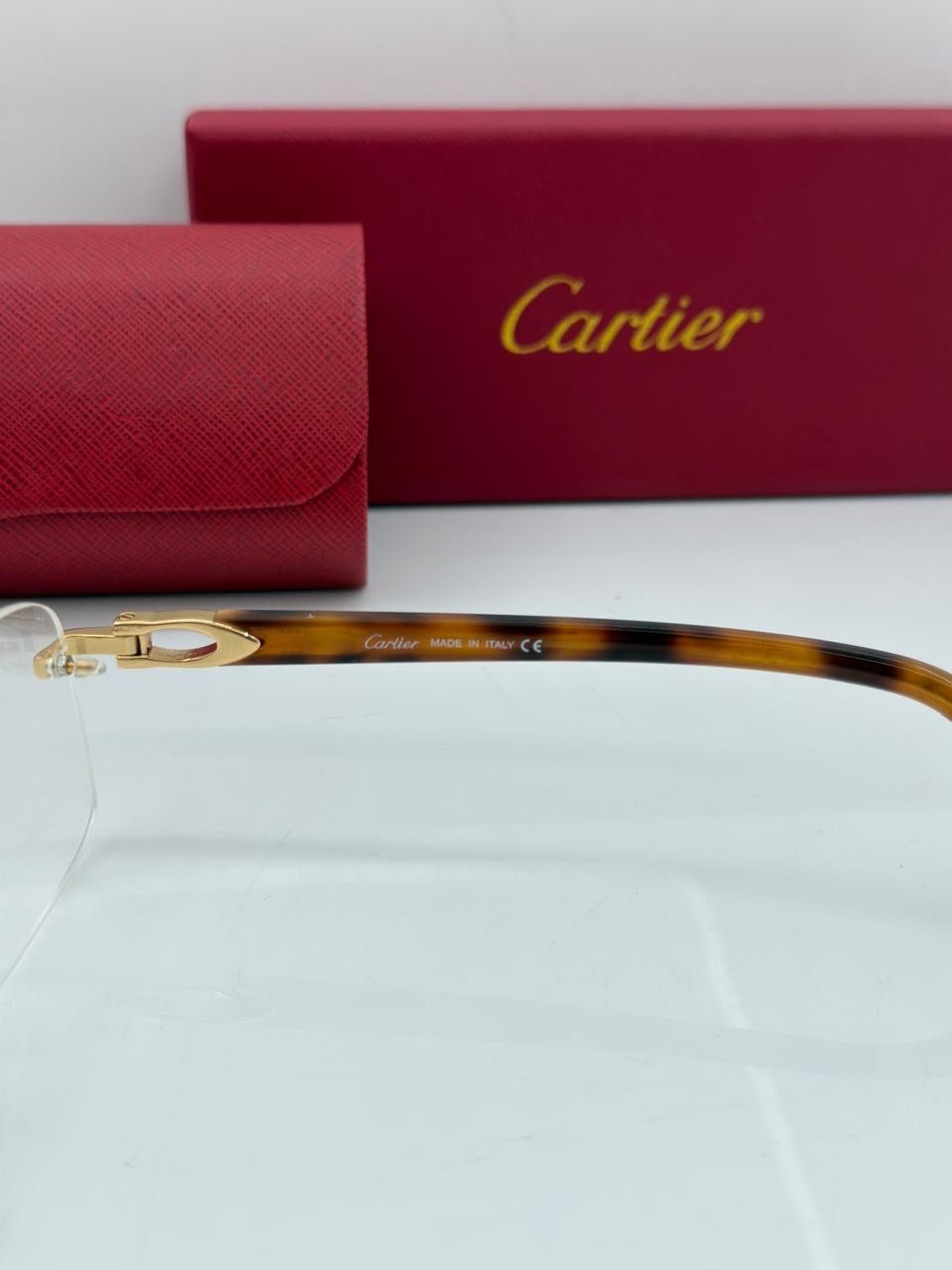 Big C CT2870 Gold/Havana Buffalo Horn Car tier Glasses|US Stock|No Import Fees|