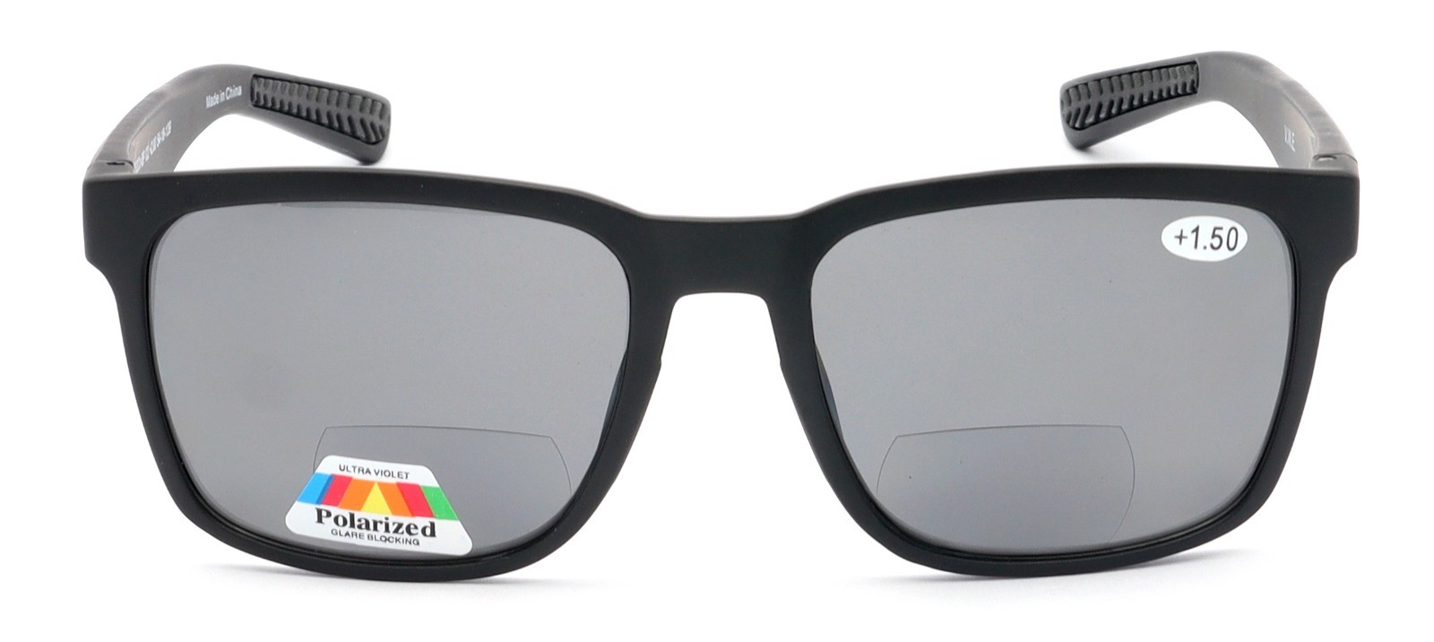 Men Tinted Polarized Bifocal Reading Fishing Sunglasses – Lightweight TR90 – UV