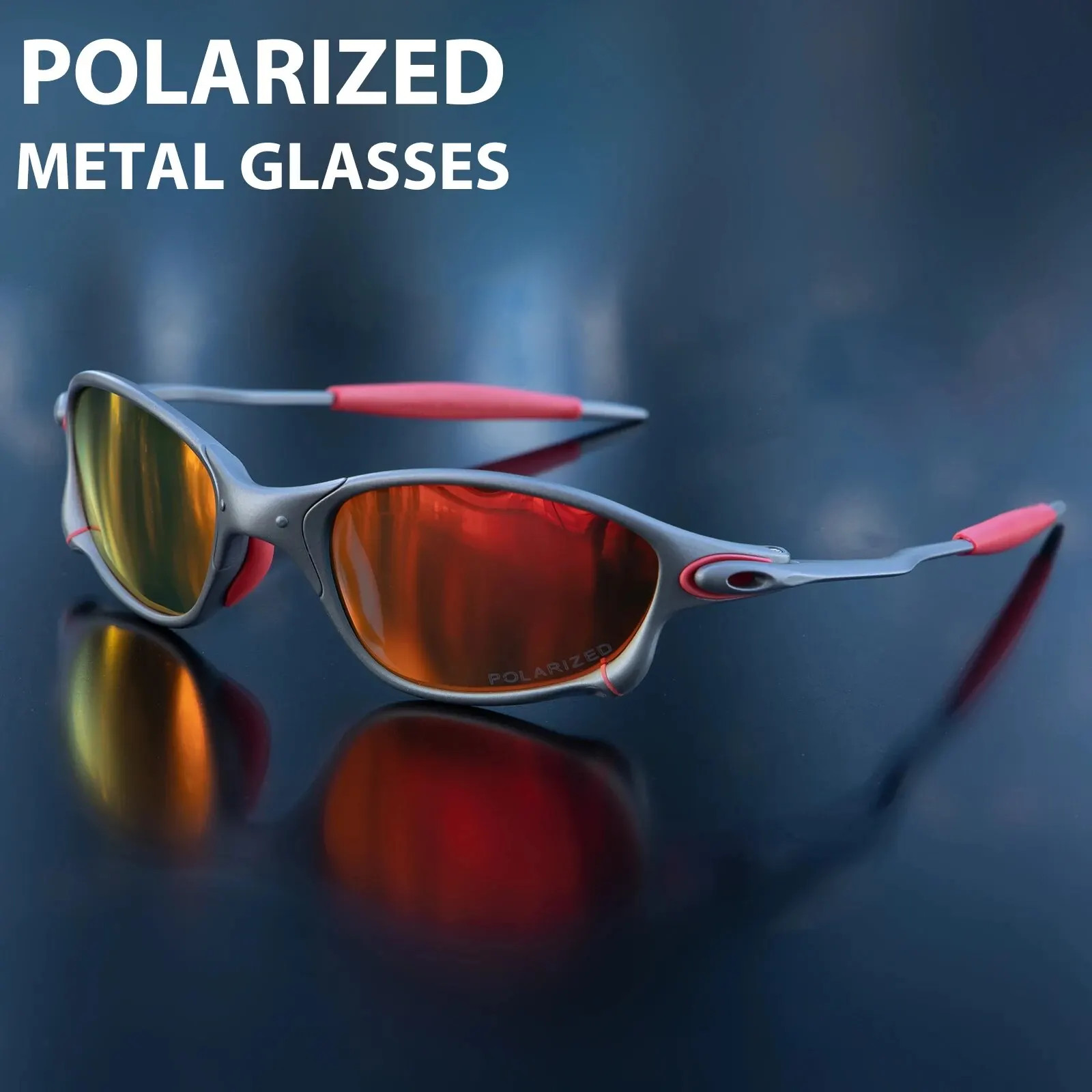 Oakley X Metal Juliet Cyclops Sunglasses Ruby Polarized Glass Titanium Goggles