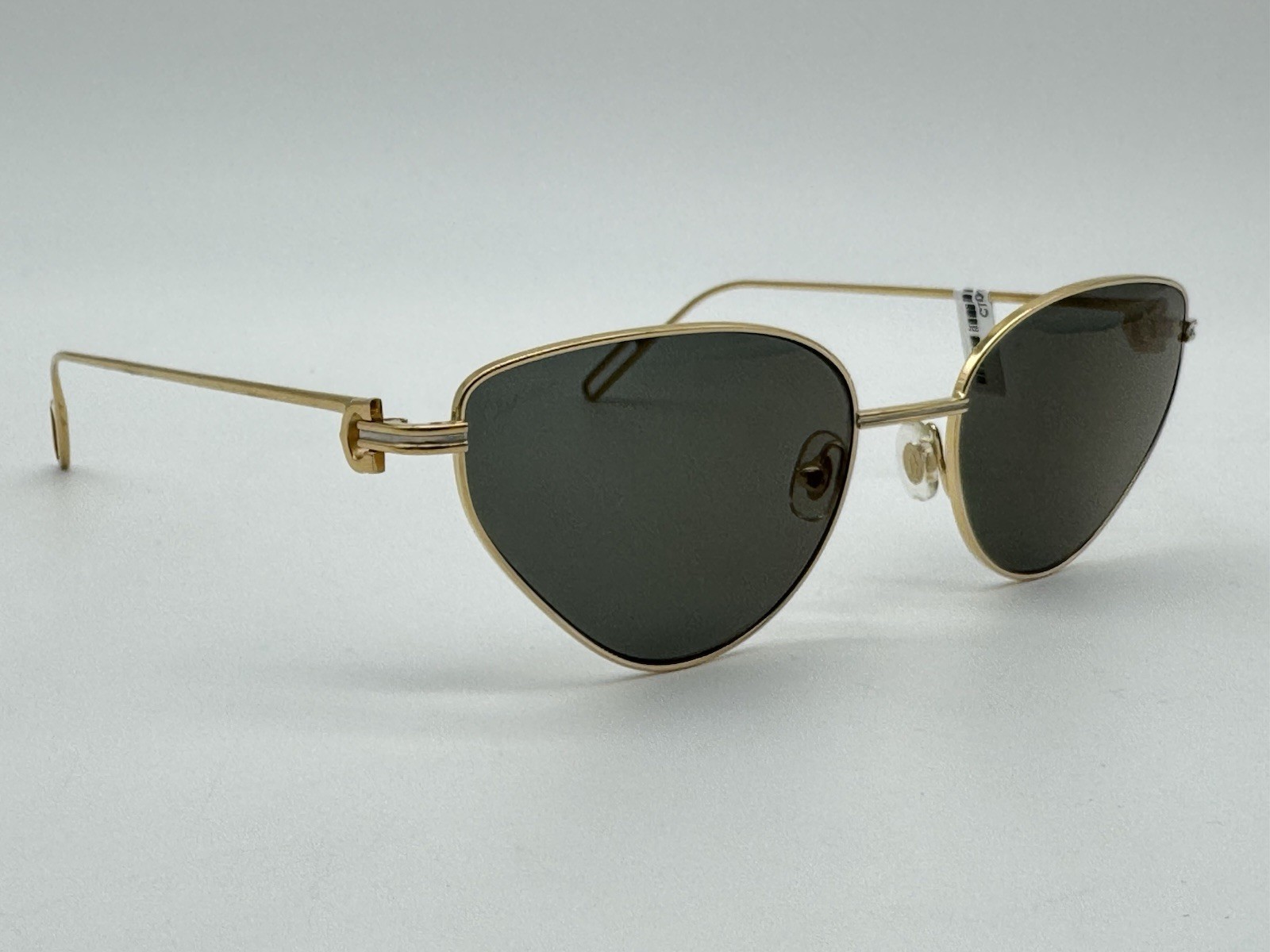 PREMIERE C DE CARTIER CAT-EYE SHAPE SUNGLASSES CT0155S NEW 100% GENUINE ~$1425
