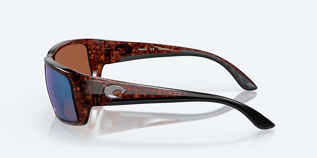 Costa Del Mar Fantail Tortoise / Green Mirror 580G POLARIZED 59 mm Sunglasses