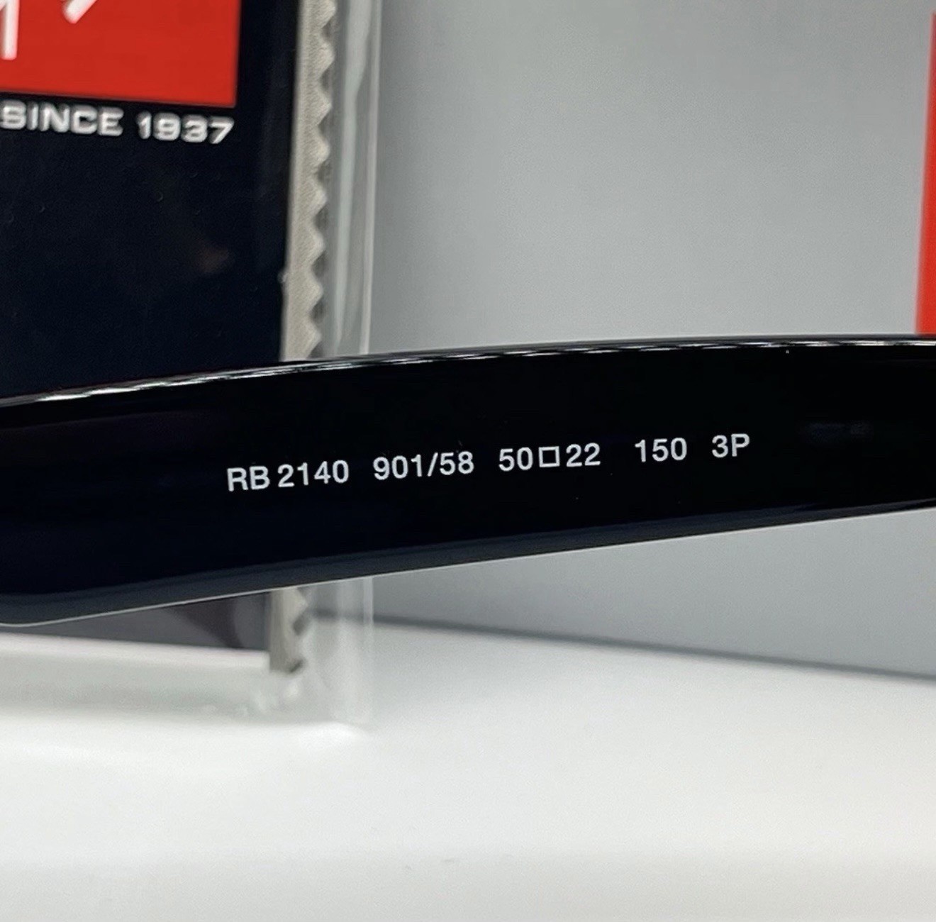 Ray-Ban Original Wayfarer Classic Black Polarized Sunglasses RB2140 901/58 50mm