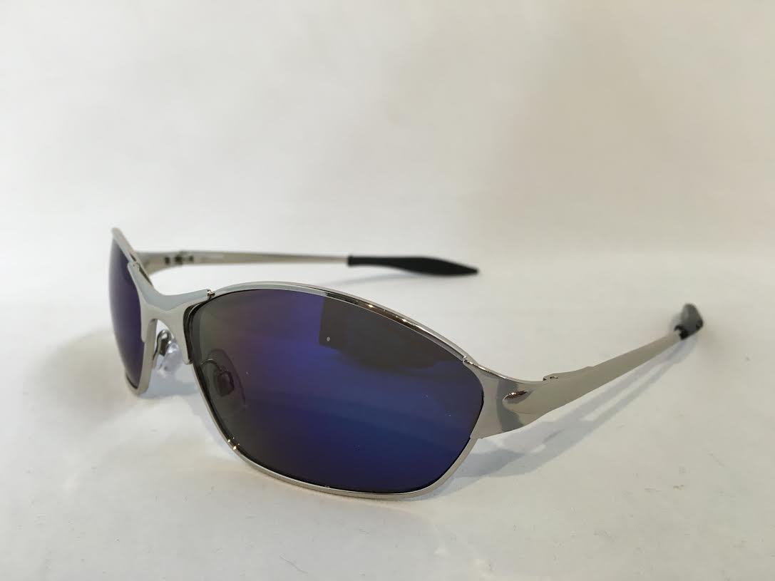 E1040 METAL SPORTS SUNGLASSES DIFFERENT COLOR MIRRORED LENS Wholesale 12 Pair