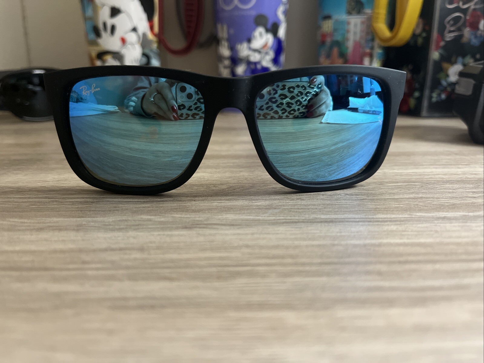 Ray-Ban Justin Classic Unisex Grey Lens Black Sunglasses – (RB4165 622/T3)